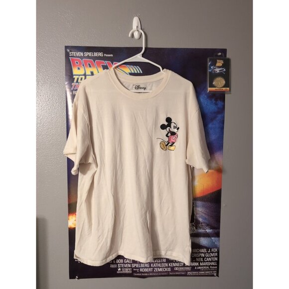 Disney Keep Going Keep Growing T-shirt Mickey Mouse Oversized Embroidered 2XL - Picture 1 of 6